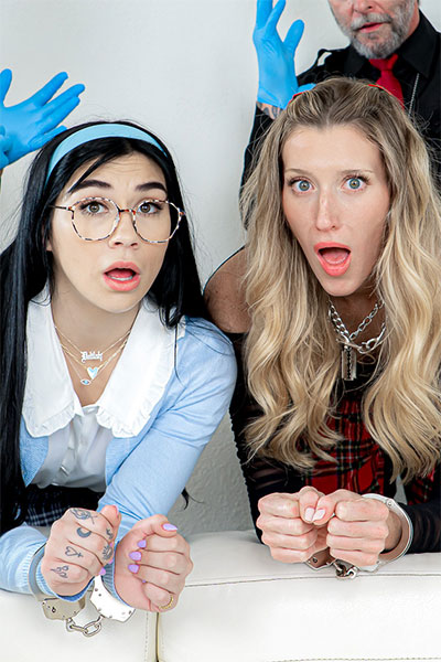 Addison Vodka and Delilah Dagger in The Final Straw: Naughty Shoplifters Get the Whore Treatment at Daughter Swap