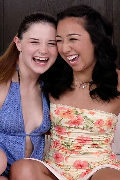 Carly Kiss and Liora Vane from Exploited College Girls scene Carlys 1st 3Some Love Bombing Continues