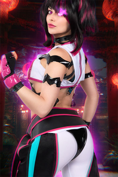 Jewelz Blu in Street Fighter VI Juri A XXX Parody at VR Cosplay X