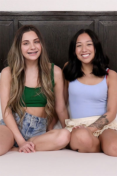 Liora Vane and Luna Lovehard from ExCoGiGirls scene Smells Like Teen Spirit