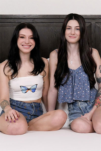 Raven Lane and Sophie Taylor in Hold On Tight Boom at ExCoGiGirls