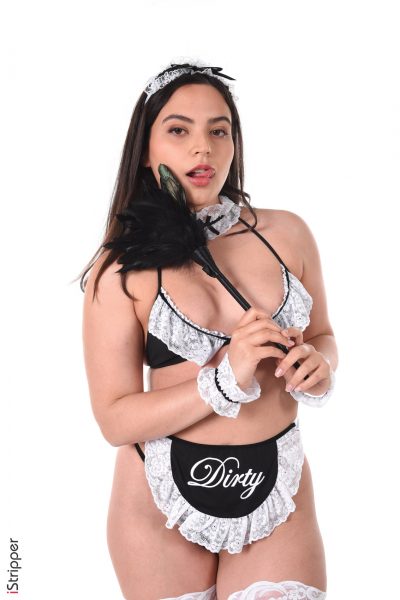 Ariana Van X in Ms Naughty Maid at IStripper Image #3