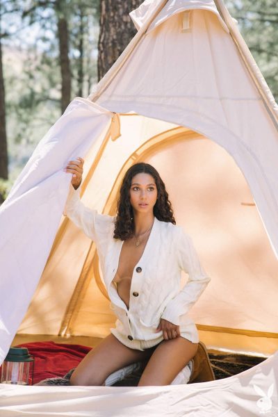 Maia Serena in Tranquil Setting at Playboy Image #4