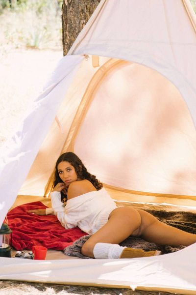 Maia Serena in Tranquil Setting at Playboy Image #8