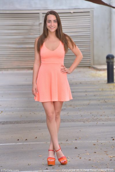 Jeri in Big Orange Heels at FTV Girls Image #8