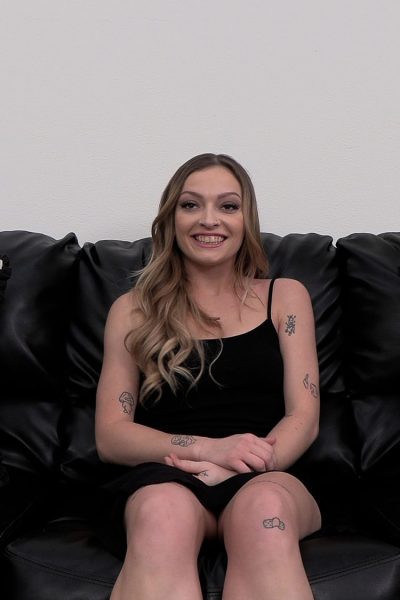 Sunni in Athletic Bottle Girl Does It All at Backroom Casting Couch Image #1