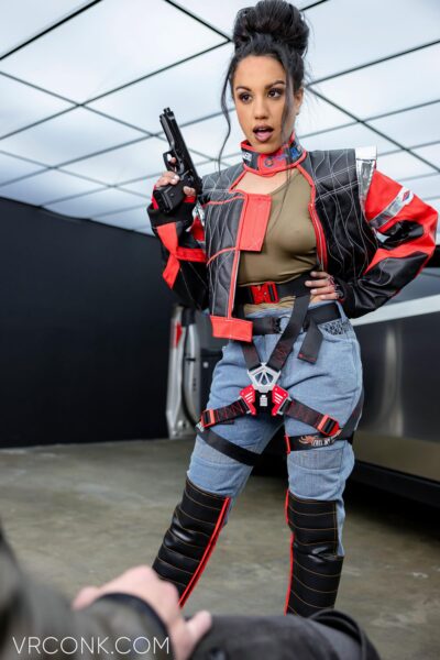 Nina White in Cyberpunk 2077: Panam Palmer (A Porn Parody) at VR Conk Image #2