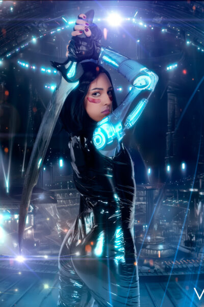 Selena Ivy from VR Cosplay X scene Alita Battle Angel A XXX Parody Image #3