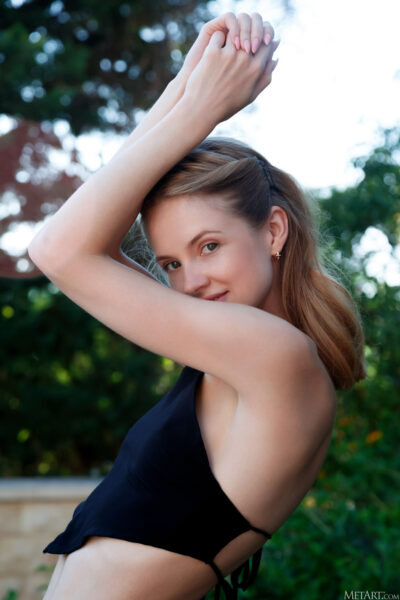Alice May from Met-Art scene Private Backyard Image #1