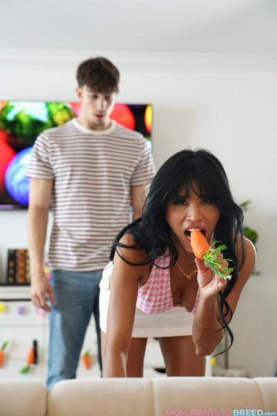 Ember Snow from Mom Wants To Breed scene Stepmom Wants Something Sweet In Her Basket This Easter Image #7