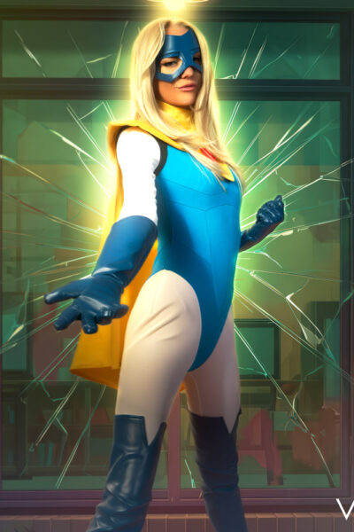 Kenna James from VR Cosplay X scene Dispatch Blonde Blazer A XXX Parody Image #3