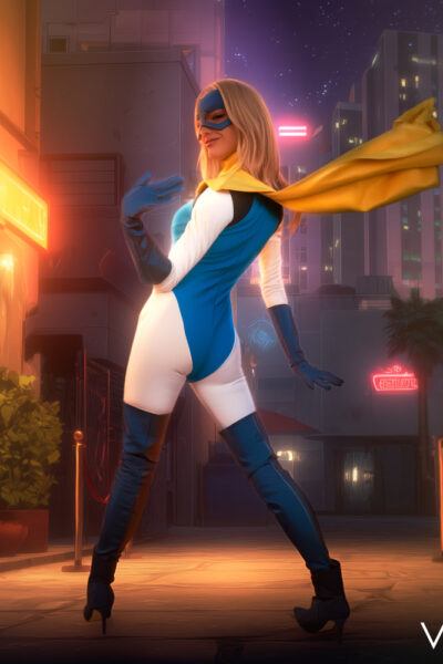 Kenna James from VR Cosplay X scene Dispatch Blonde Blazer A XXX Parody Image #4