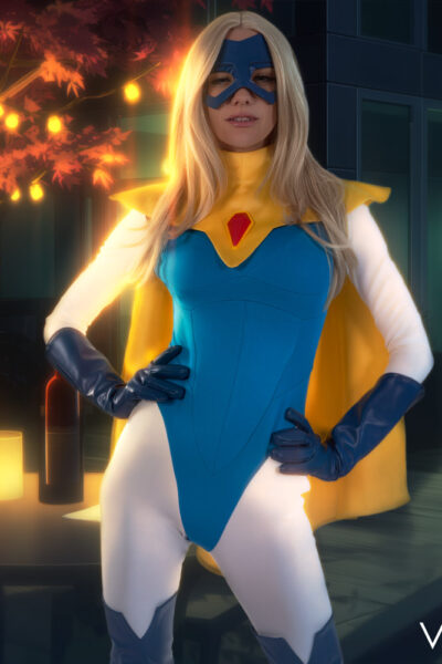 Kenna James from VR Cosplay X scene Dispatch Blonde Blazer A XXX Parody Image #6