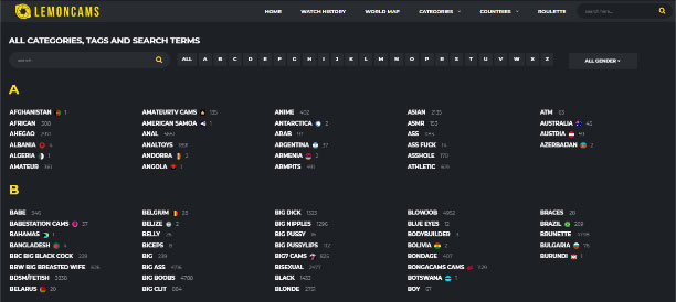How to Navigate Lemoncams with Ease and Find the Right Cam Performers