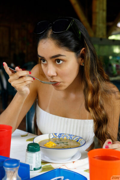 Paulette Donceles from Zishy scene The Lunch Especial One Image #10