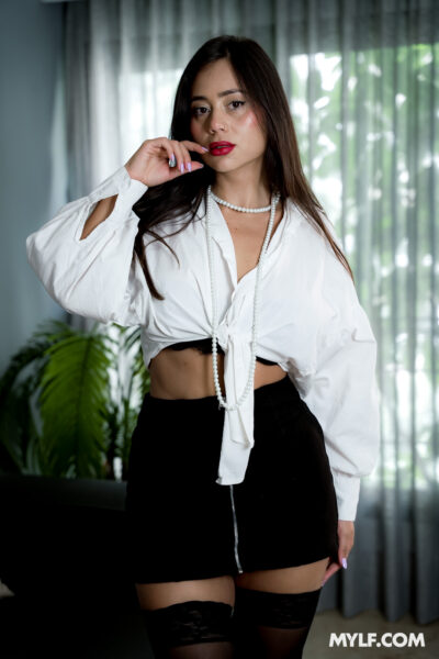 Rebecca Xuluaga from Oye Mami scene Mi Profesora Is Hot & Horny: After School Lessons at Her House Image #1