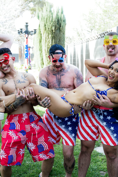 Scarlett Venom and Lana Violet from GotMylf scene Double Dildos & Deepthroating: I Fucked Two Memorial Day Mylfs Image #5