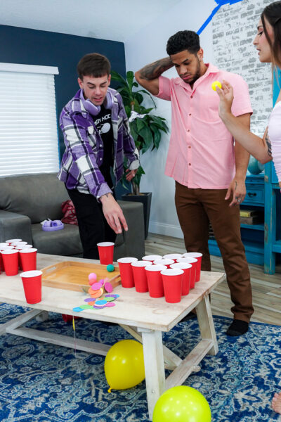 Lola Cheeks and Sofie Reyez from Sis Swap scene Let’s Keep the Party Going: Cup Pong Swap Image #4
