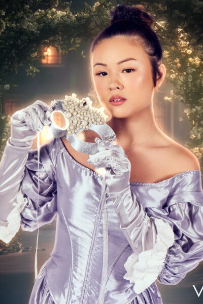 Lulu Chu from VR Cosplay X scene Bridgerton Lady In Silver A XXX Parody Image #6