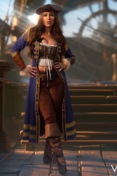 Koda Monroe from VR Cosplay X scene Assassin's Creed Black Flag Resynced A XXX Parody Image #3