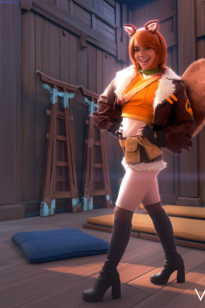 Maddie Wren from VR Cosplay X scene Marvel Rivals Squirrel Girl A XXX Parody Image #3