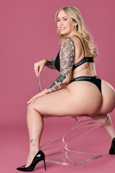 Subgirl from Wifey scene Tattooed Hotwife Gets Airtight Gangbanged Image #3