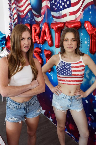 Kimmie Haze and Rose Carter from Bratty Sis scene I Want To Fuck My Stepbro On A Parade Float Image #5